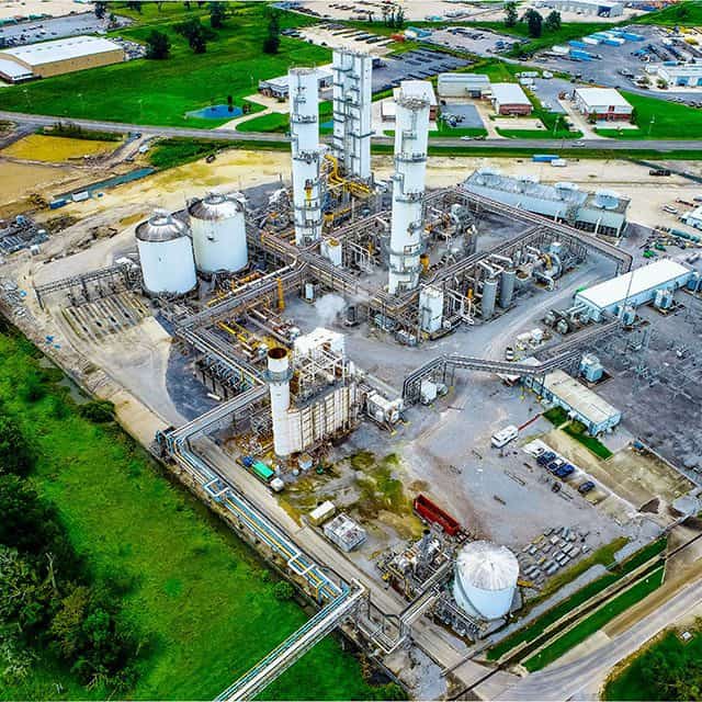 Drone services for oil gas refineries