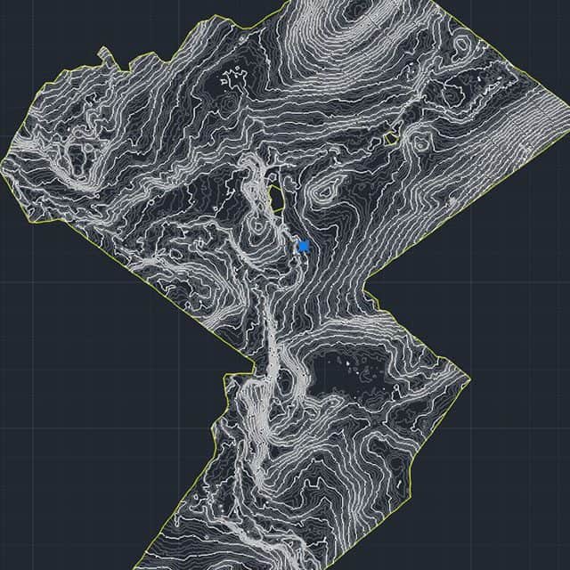 Topographic map