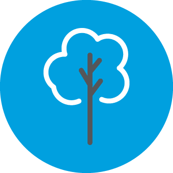 Environmental Services Blue Icon