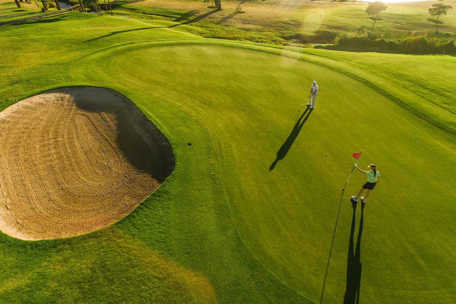 Drone Golf Course Maintenance